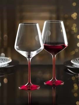 Bộ 6 ly RCR - Aria Coloured Rosso Bộ 6 ly RCR - Aria Coloured Rosso