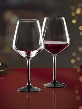 Bộ 6 ly RCR - Aria Coloured Nero Bộ 6 ly RCR - Aria Coloured Nero