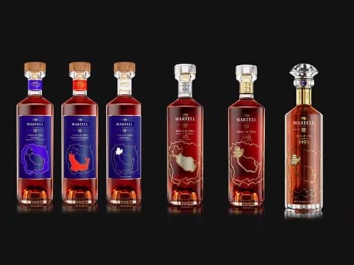 Martell Single Cru Collection được phát hành Martell Single Cru Collection được phát hành