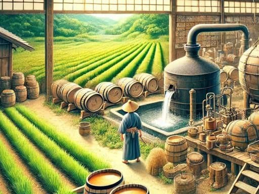 Quy trình sản xuất Shochu  Quy trình sản xuất Shochu