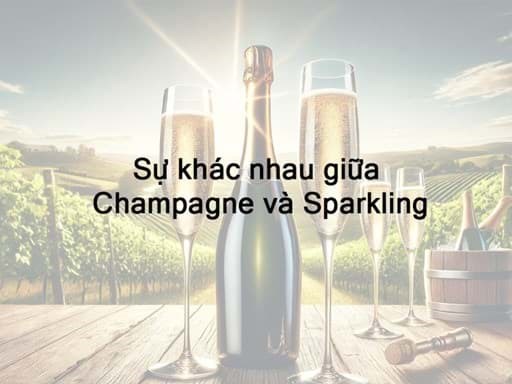 Sự khác nhau giữa Champagne và Sparkling  Sự khác nhau giữa Champagne và Sparkling
