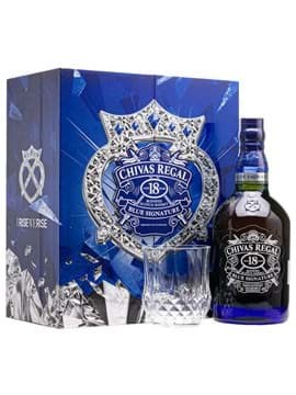 Chivas 18 Blue Signature/Chivas 18 xanh Set hộp quà Tết Ất Tỵ năm 2025 Chivas 18 Blue Signature/Chivas 18 xanh Set hộp quà Tết Ất Tỵ năm 2025