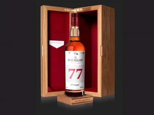 Macallan phát hành chai rượu 77 năm tuổi Macallan phát hành chai rượu 77 năm tuổi