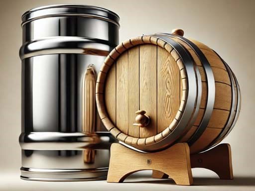 Sự khác nhau giữa rượu vang được ủ trong thùng thùng thép không gỉ và thùng gỗ sồi là gì?  Sự khác nhau giữa rượu vang được ủ trong thùng thùng thép không gỉ và thùng gỗ sồi là gì?