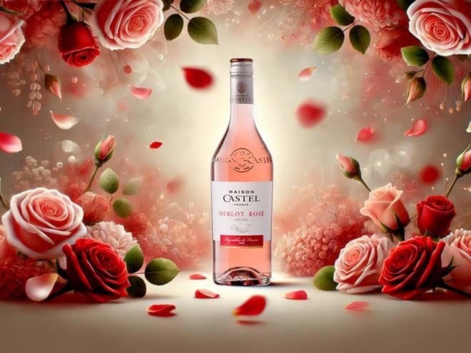 Maison Castel  Merlot Rose Maison Castel  Merlot Rose