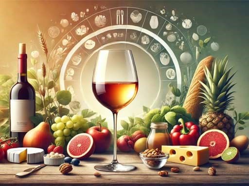 rượu vang và chế độ ăn kiêng rượu vang và chế độ ăn kiêng