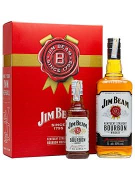 Jim Beam Bourbon 1 lít - Set hộp quà Tết Ất Tỵ năm 2025 Jim Beam Bourbon 1 lít - Set hộp quà Tết Ất Tỵ năm 2025