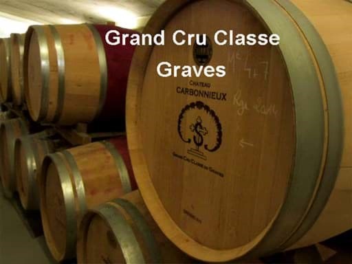 Phân hạng rượu vang Pháp Grand Cru Classe - Graves Phân hạng rượu vang Pháp Grand Cru Classe - Graves