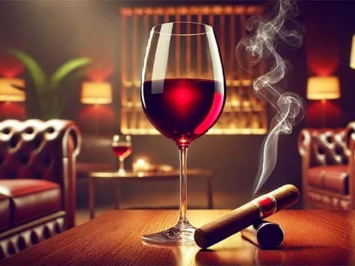 Nghệ thuật phối hợp rượu vang với xì gà Nghệ thuật phối hợp rượu vang với xì gà