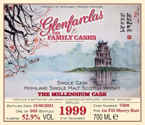 Glenfarclas 1999 The Millennium Cask Ho Hoan Kiem Glenfarclas 1999 The Millennium Cask Ho Hoan Kiem