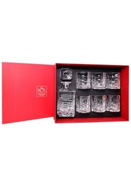 Bộ quà tặng RCR Ricco - Bình Etna 810ml và 6 ly Dof 330ml Bộ quà tặng RCR Ricco - Bình Etna 810ml và 6 ly Dof 330ml