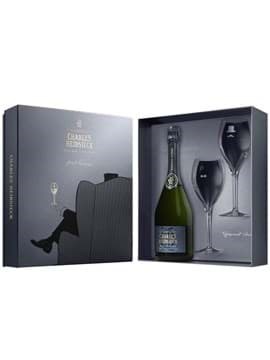 Champagne Charles Heidsieck Brut - Hộp quà 2 ly Champagne Charles Heidsieck Brut - Hộp quà 2 ly