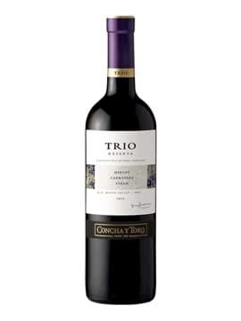 Hiển thị chi tiết cho Rượu vang Concha Y Toro Trio Reserva Merlot-Carmenere-Syrah Rượu vang Concha Y Toro Trio Reserva Merlot-Carmenere-Syrah