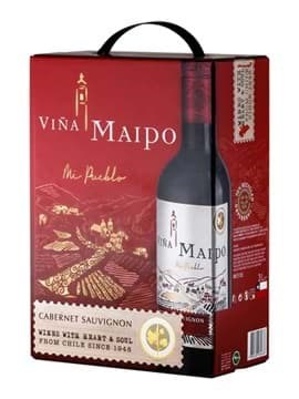 Hiển thị chi tiết cho Vang bịch Concha y Toro VINA MAIPO Cabernet Sauvignon 3L Vang bịch Concha y Toro VINA MAIPO Cabernet Sauvignon 3L