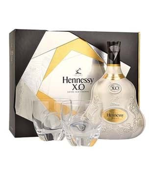 Hiển thị chi tiết cho Rượu Hennessy XO Hộp quà 2 Ly Rượu Hennessy XO Hộp quà 2 Ly