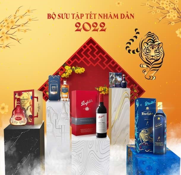 Rượu tết và hộp quà rượu tết 2022 Nhâm Dần Rượu tết và hộp quà rượu tết 2022 Nhâm Dần