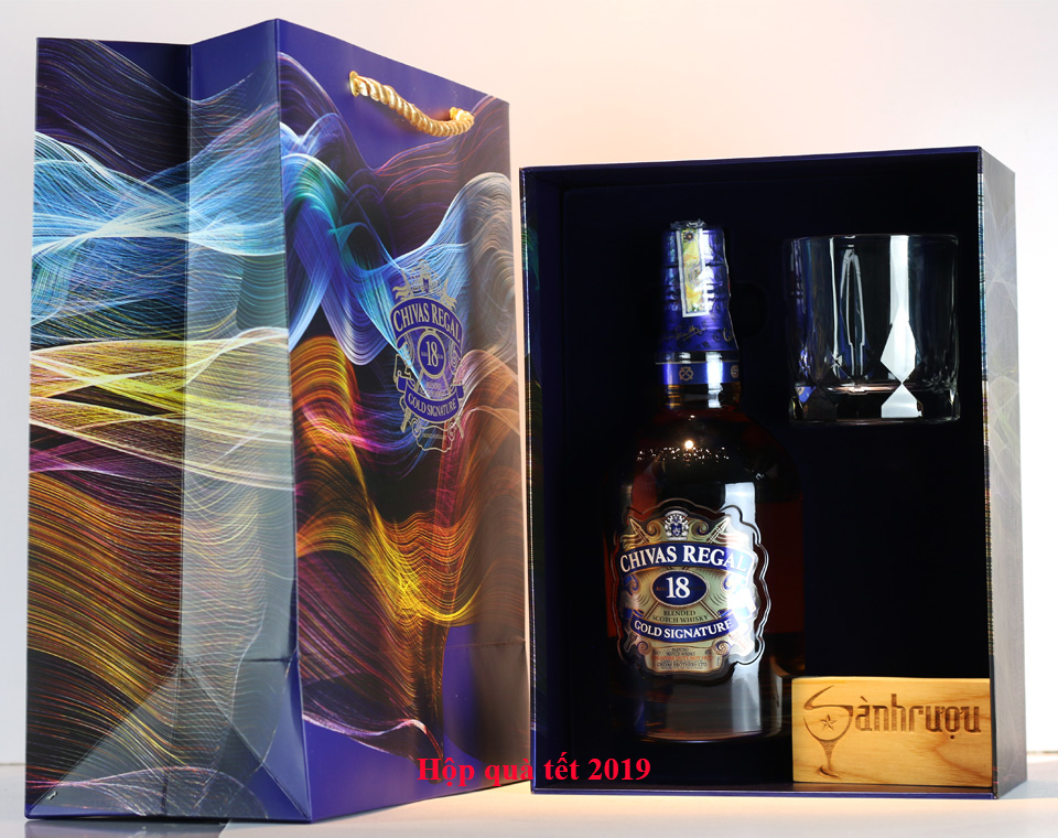 Rượu chivas regal 18 year old hộp quà tết
