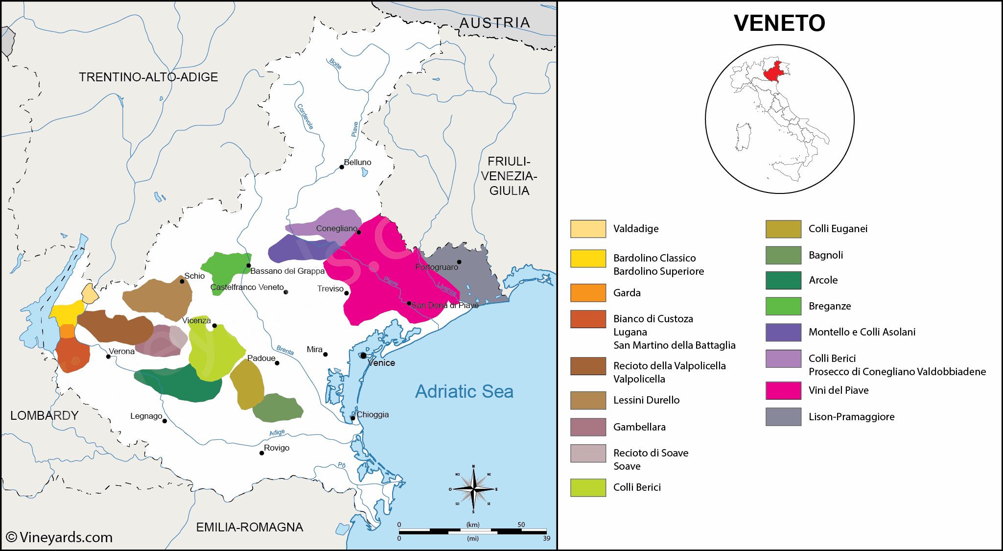 Vùng Veneto Ý