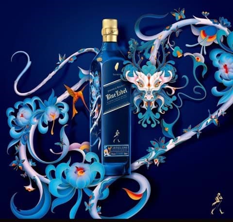 Johnnie Walker Blue năm Giáp Thìn Johnnie Walker Blue năm Rồng - Year of Dragon 2024