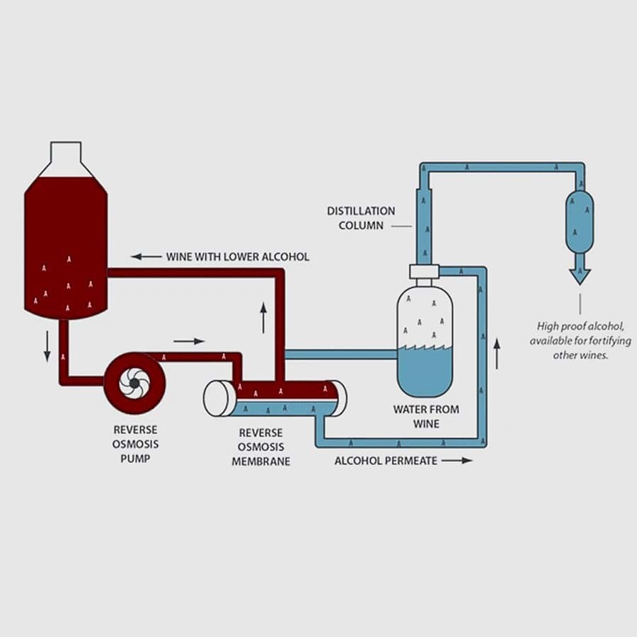 Phương pháp sản xuất rượu vang Non-Alcoholic 