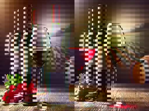 Lượng calo trong rượu vang đỏ 