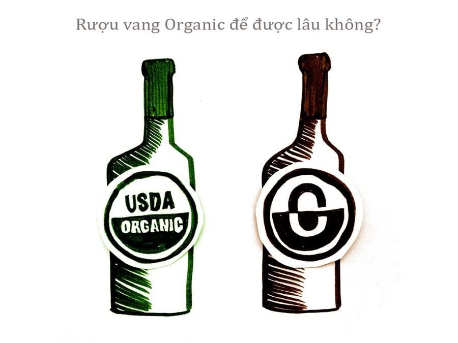 Rượu vang Organic để được lâu không? 