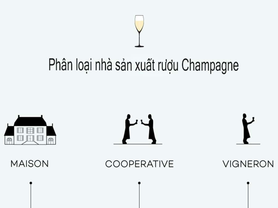 Phân loại nhà sản xuất Champagne Phân loại nhà sản xuất Champagne