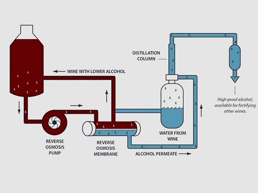 Phương pháp sản xuất rượu vang Non-Alcoholic/không cồn