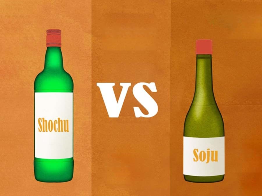 Sự khác nhau giữa rượu Shochu và Soju