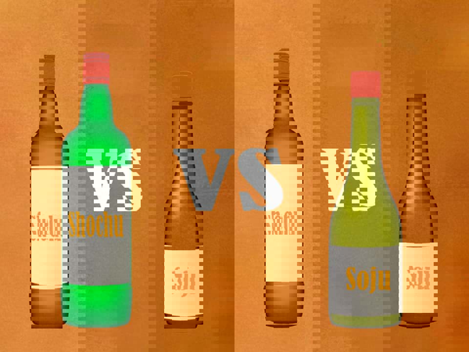 Sự khác nhau giữa rượu Shochu và Soju