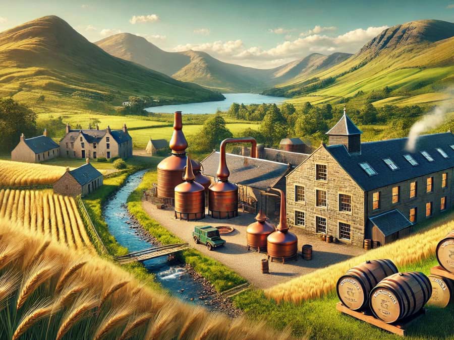 Nguồn gốc sự phân chia vùng sản xuất rượu Scotch whisky Nguồn gốc sự phân chia vùng sản xuất rượu Scotch whisky
