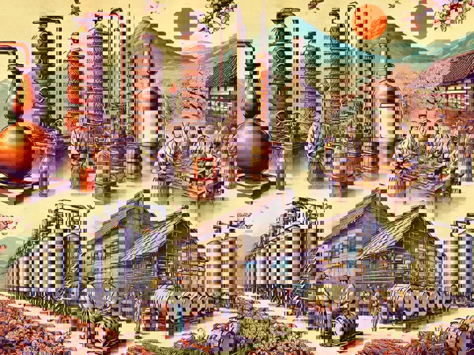 Lịch sử bắt nguồn của rượu whisky Nhật