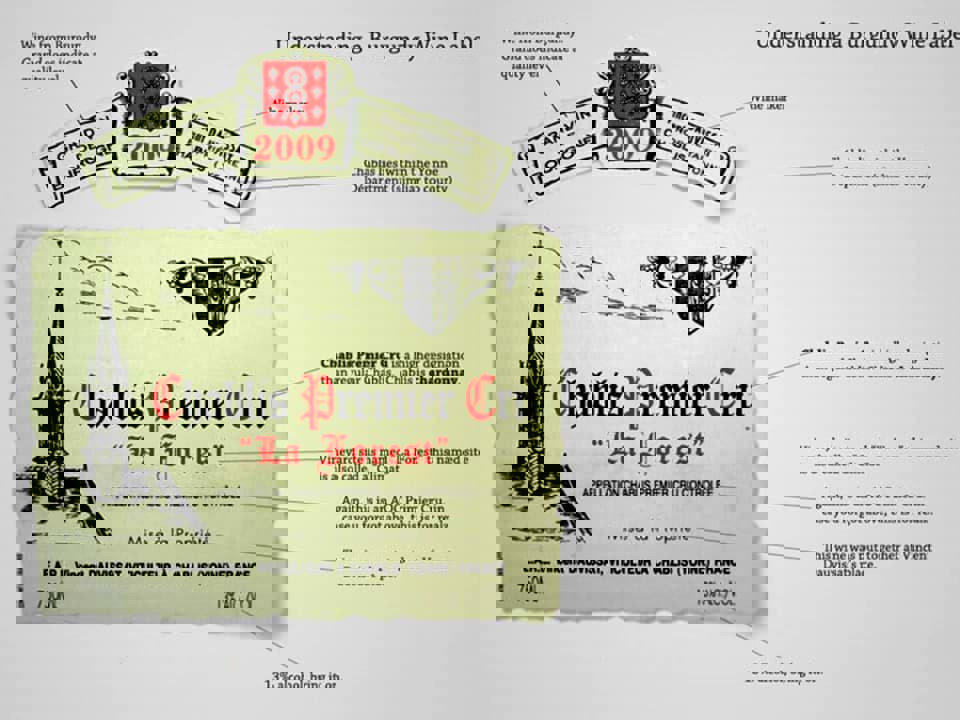 Nhãn chai rượu vang cung cấp những thông tin gì?