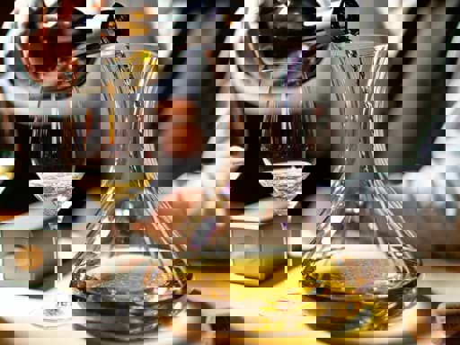 Có nên gạn rượu vang trắng không?