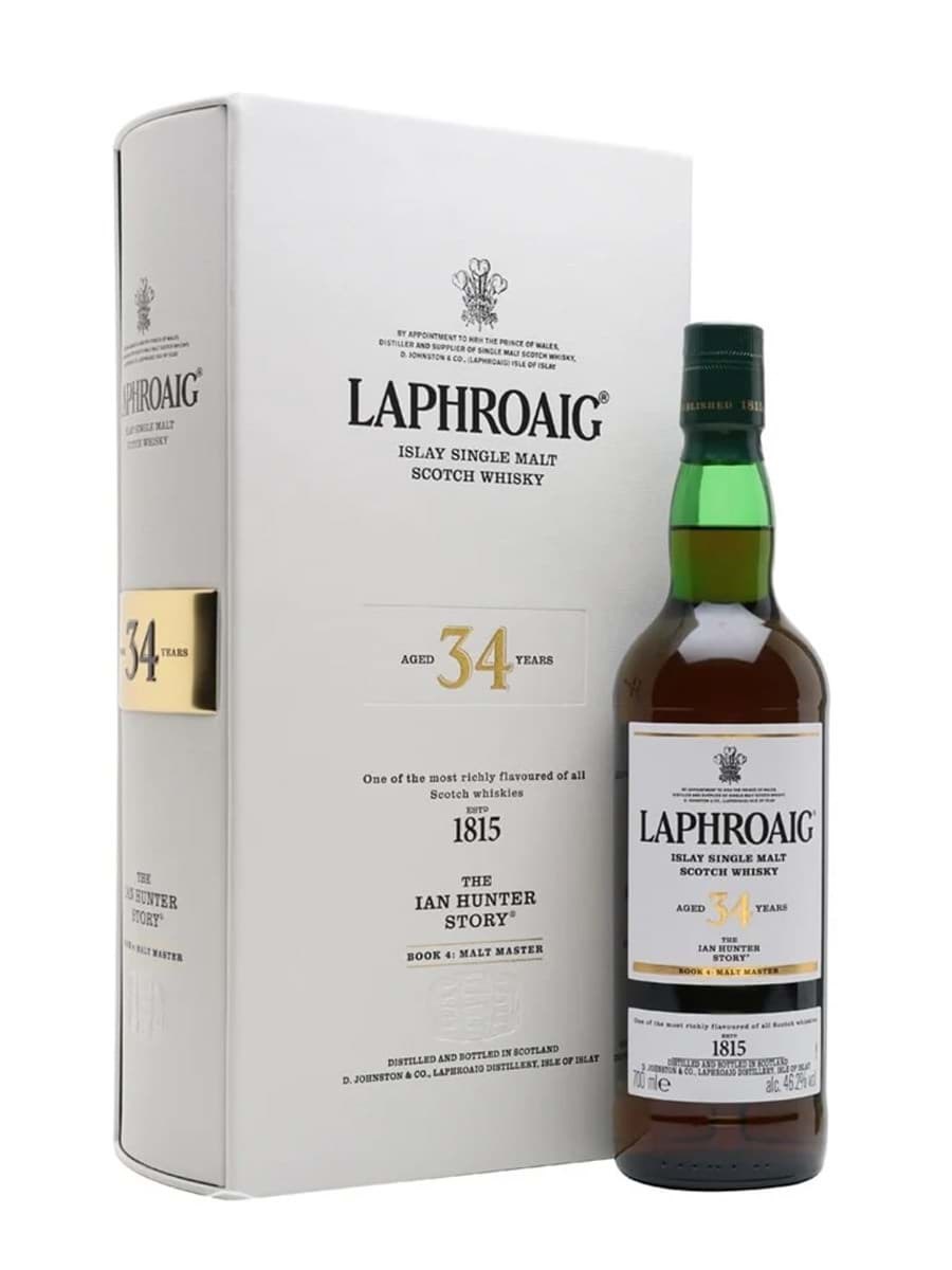 Laphroaig 34 Year old - The Ian Hunter Story Book 4