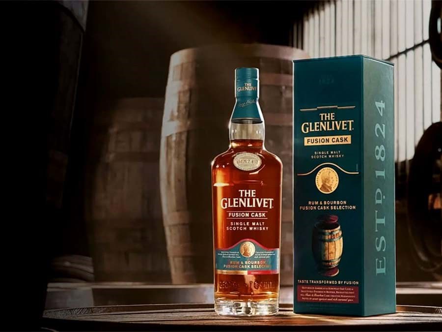 The Glenlivet Rum and Bourbon Fusion Cask Selection được phát hành