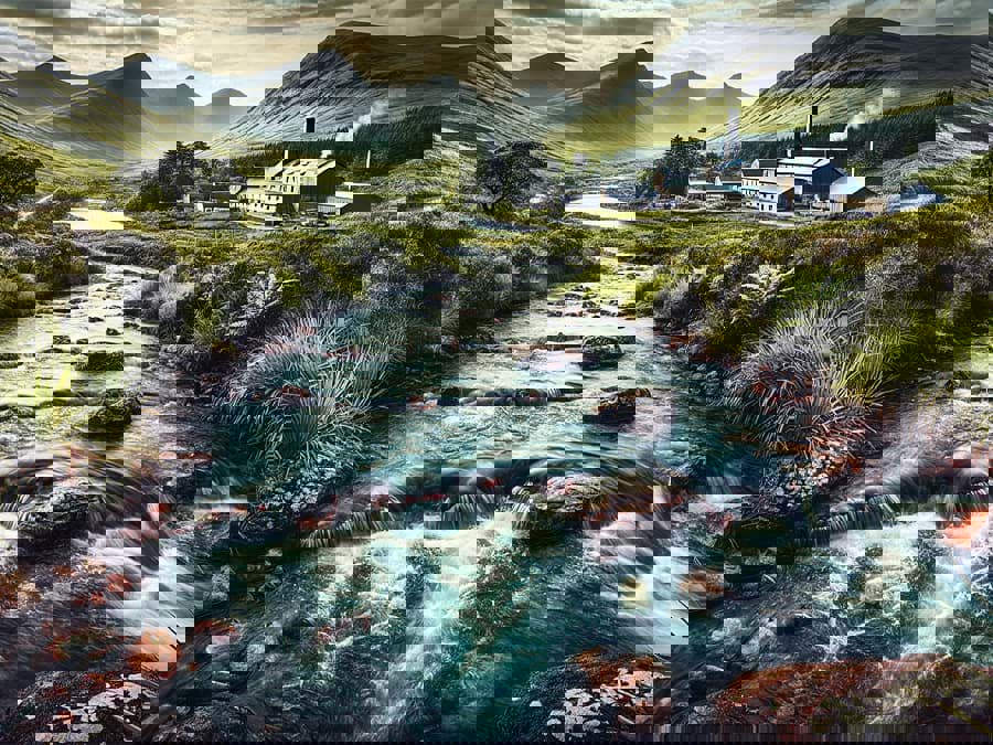 Nguồn nước được sử dụng để làm rượu whisky Nguồn nước được sử dụng để làm rượu whisky