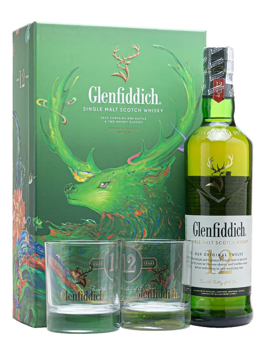 Glenfiddich 12 Year old - Set hộp quà Tết Ất Tỵ năm 2025