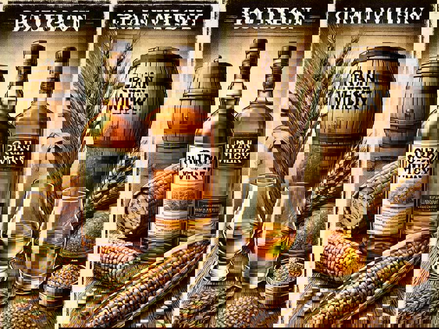 Bourbon và Grain whisky khác nhau như thế nào? Bourbon và Grain whisky khác nhau như thế nào?