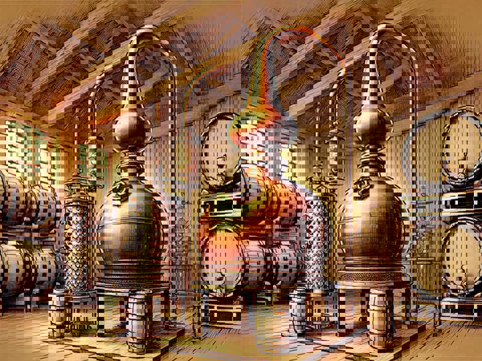 Khám phá phương pháp chưng cất rượu whisky từ Pot still 