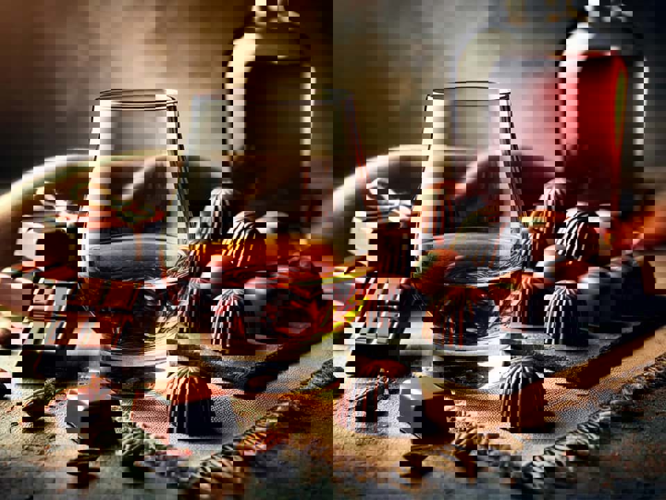 Sự kết hợp của rượu whisky và Chocolate 