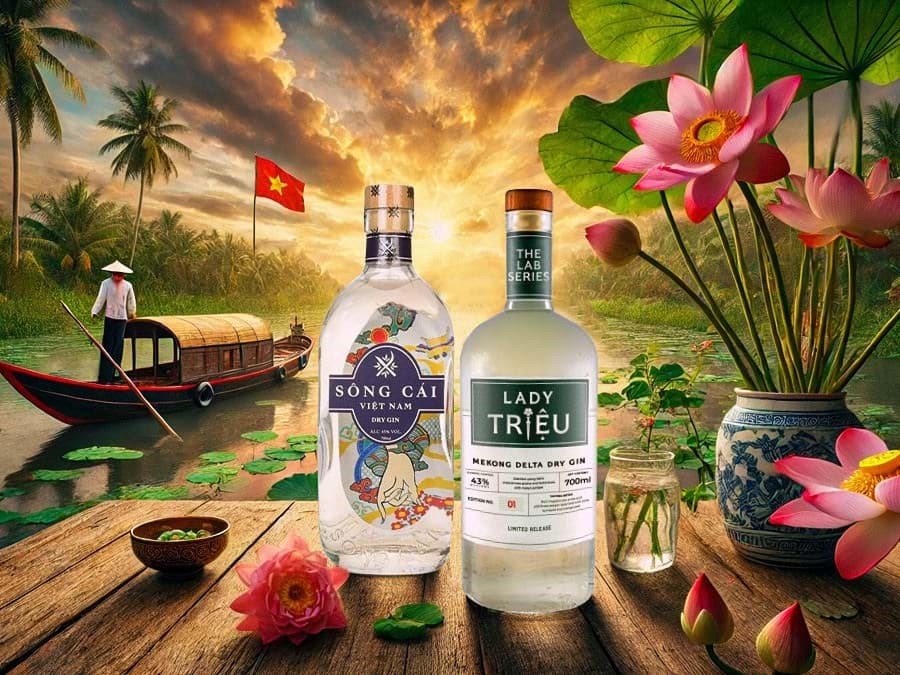 Top 10 Gin được yêu thích nhất Việt Nam 