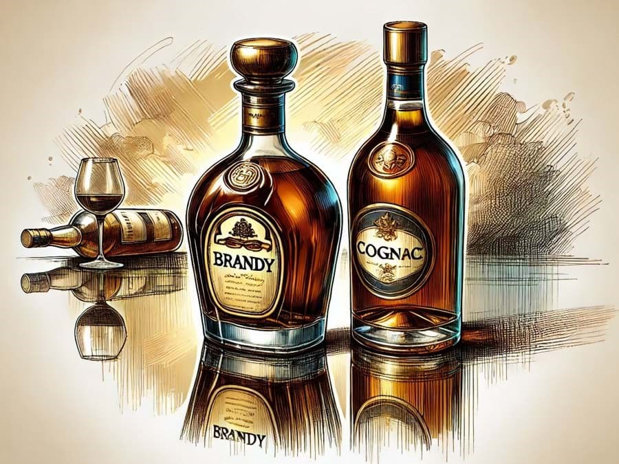 Tìm hiểu về sự khác nhau giữa rượu Brandy và Cognac 