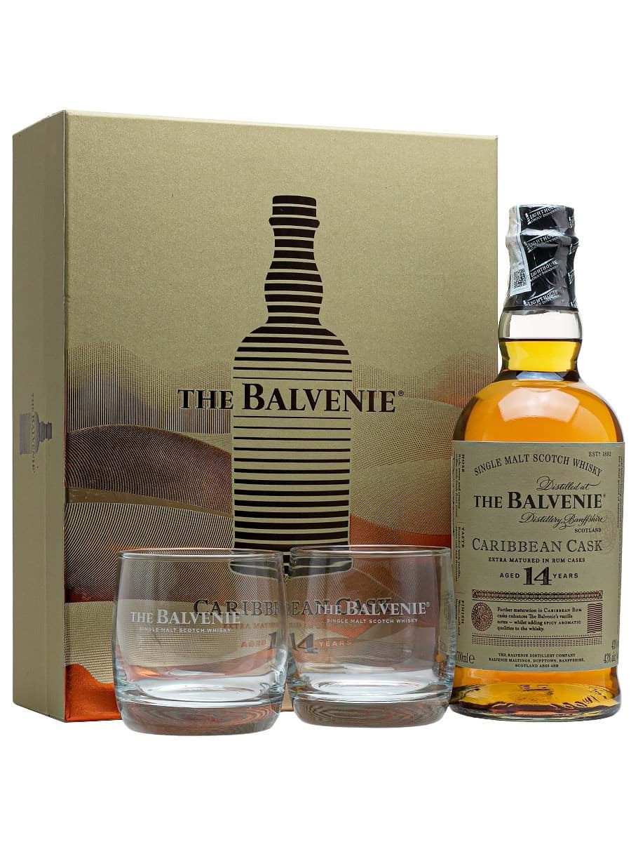 Balvenie 14 Year old Caribbean Cask - Set hộp quà Tết Ất Tỵ năm 2025