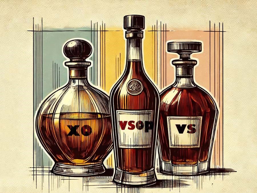 Thuật ngữ VS, XO và VSOP trên chai Cognac có ý nghĩa gì?