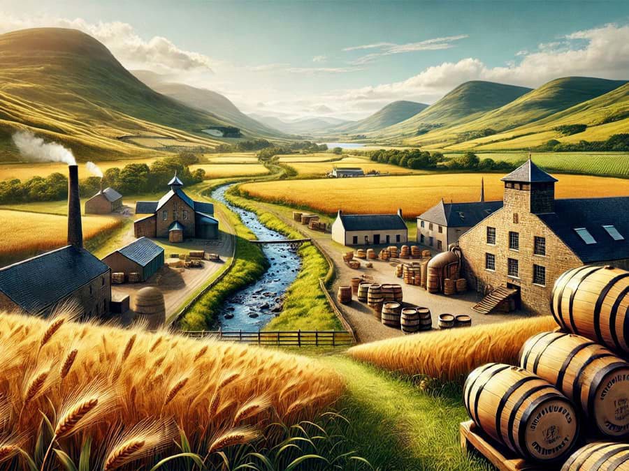 Các vùng sản xuất rượu whisky Các vùng sản xuất rượu whisky