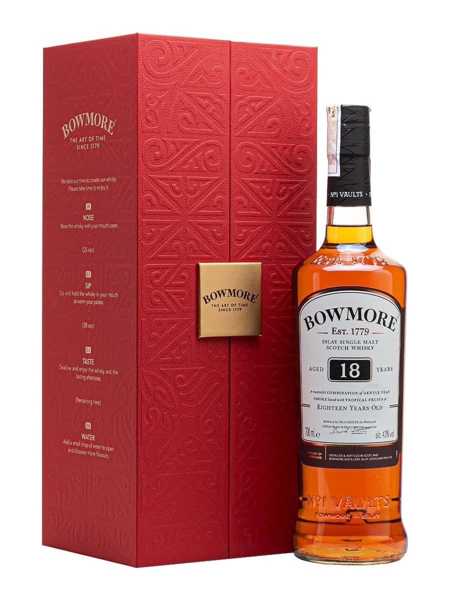 Bowmore 18 Year old - Set hộp quà Tết Ất Tỵ năm 2025