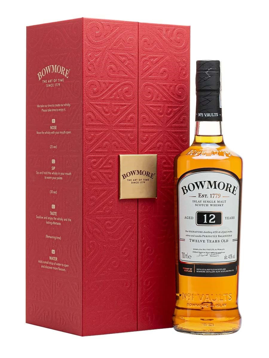 Bowmore 12 Year old - Set hộp quà Tết Ất Tỵ năm 2025