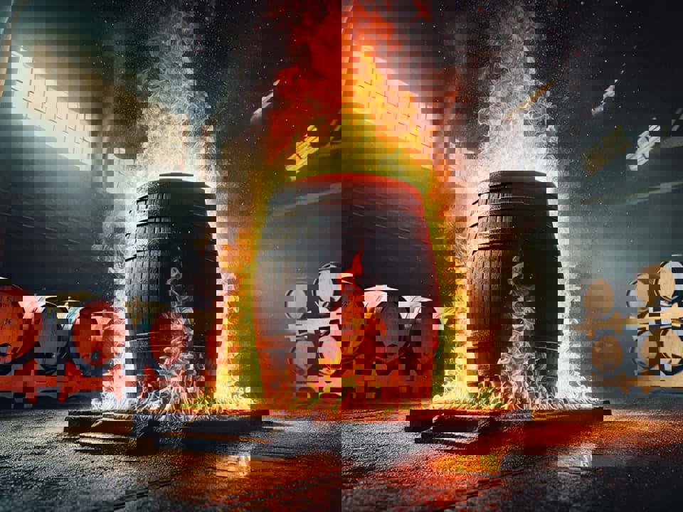 Kỹ thuật đốt nướng thùng gỗ sồi