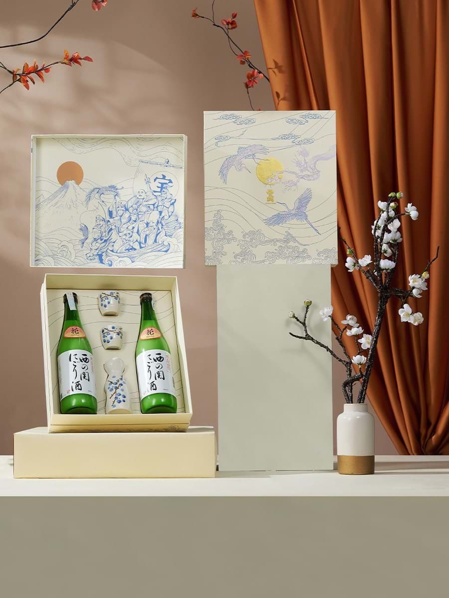 Sake Nishino Seki Nigori Zake -  Hộp quà tết 2025 